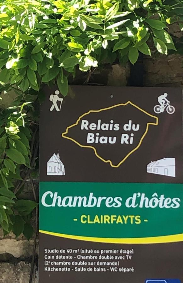 Le Relais Du Biau Ri Hotell Clairfayts Exteriör bild
